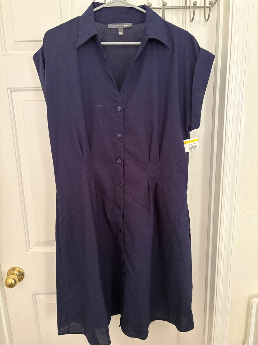 julia jordan Navy Blue Midi Dress